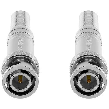 Imagem de Conector BNC Mola Macho (Pcte 10pçs) CONEX 1000 Intelbras