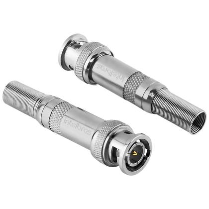 Imagem de Conector BNC Mola Macho (Pcte 10pçs) CONEX 1000 Intelbras