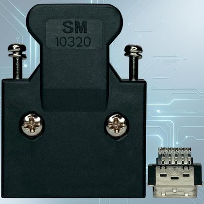 Imagem de Conector Cabo Servo Encoder Motor Mitsubishi MR-JCCBL3M-L