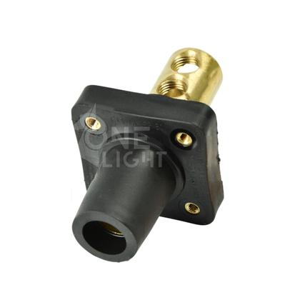 Imagem de Conector Cam Lock Femea Painel Preto 400A 600V