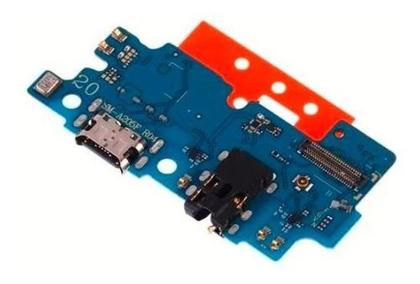 Imagem de Conector Carga Placa Usb Microfone A20 A205f Flex Original
