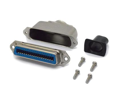 Imagem de Conector Centronics Fêmea Solda Fio DS1078-36FOL com Capa Metálica - 36 Vias - Connfly