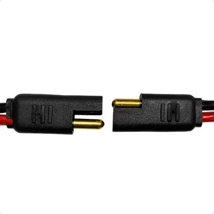 Imagem de Conector Chicote 2 Vias Injetado Fio 4mm 2 Unidade