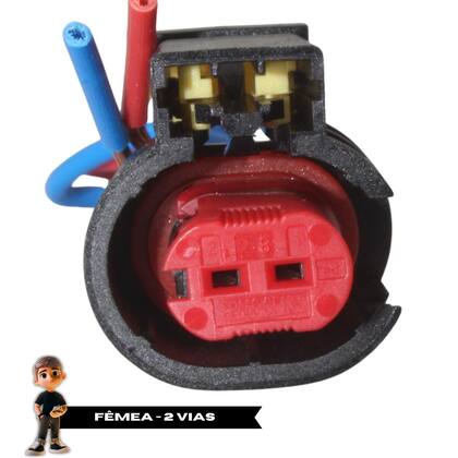 Imagem de Conector Chicote Do Bico Injetor Brc 5ª Geração Gás Gnv