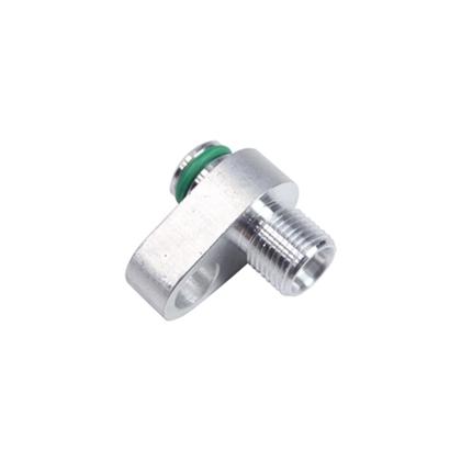 Imagem de Conector Condensador Fox / Gol Radial 8mm Niple 6mm Alumínio