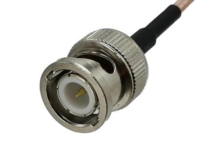 Imagem de Conector Conversor Coaxial RF BNC Macho Para SMA Macho Cabo Jumper De 4 Polegadas a 5M