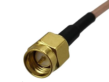 Imagem de Conector Conversor Coaxial RF BNC Macho Para SMA Macho Cabo Jumper De 4 Polegadas a 5M