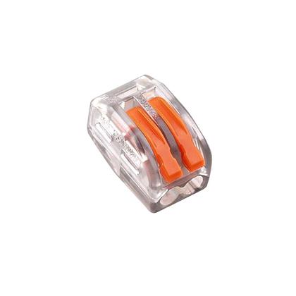 Imagem de Conector Cristal Isolante Para Fios Flexível Pc622 2 Pólos - Pacote Com 6 Pcs