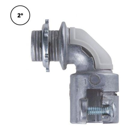 Imagem de Conector curvo box com rosca aluminio 2 tramontina 56128/006