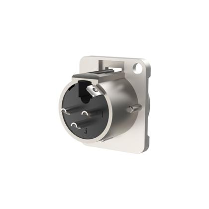 Imagem de Conector de Painel XLR Macho 3 Polos RX3MD-NT Roxtone