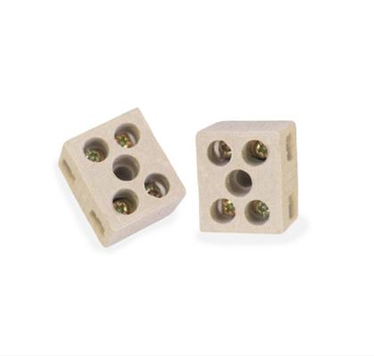 Imagem de Conector de Porcelana Bipolar 16mm - 2 Unidades para Conexões Elétricas