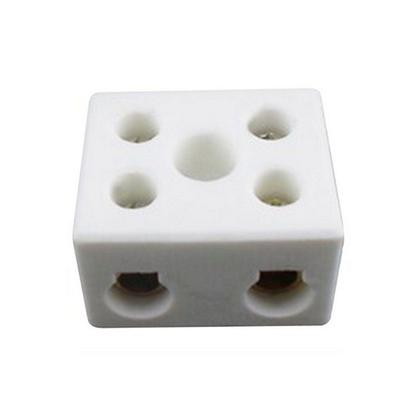 Imagem de Conector De Porcelana/ Louça Bipolar 6mm - Para Fios Chuveiro