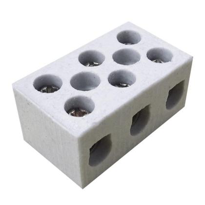 Imagem de Conector de Porcelana Thompson 10MM2 Tripolar - Embalagem com 10 Unidades