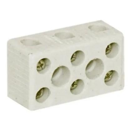 Imagem de CONECTOR DE PORCELANA TRIPOLAR PARA FIO 10mm² FOXLUX