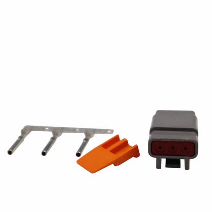 Imagem de Conector Elétrico Fêmea 3 Vias Deutsch DTM04-3S - Cód.9117