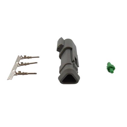 Imagem de Conector Elétrico Macho 3 Vias Deutsch DT04-3P - Cód.6931