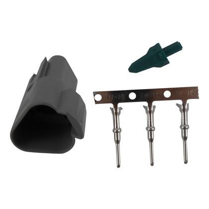 Imagem de Conector Elétrico Macho 3 Vias Deutsch DT04-3P - Cód.7253