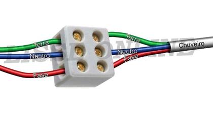 Imagem de Conector Em Porcelana/sindal Trifásico 10mm 04.12 - Foxlux