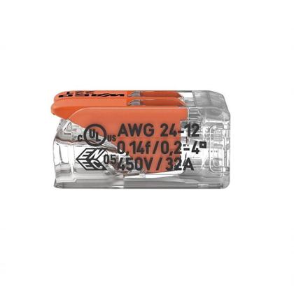 Imagem de Conector Emenda Compacto Wago 221-412 - 2 Pólos Até 4mm²