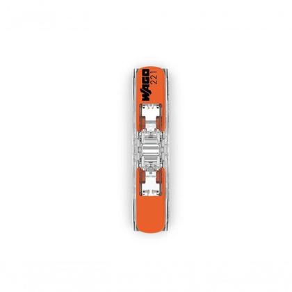 Imagem de Conector Emenda Inline Wago 221-2411 - 2 Pólos Até 4mm²