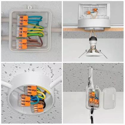 Imagem de Conector Emenda Wago Para Chuveiro 2P 0.50mm a 6.00mm