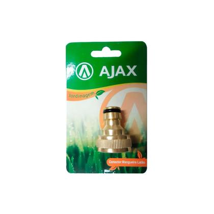 Imagem de Conector Engate Rápido para Mangueira Latão Dourado 3/4" - Ajax