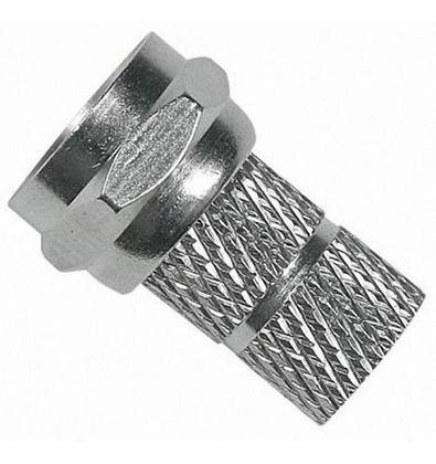 Imagem de Conector F De Rosca Rg 6 Cabo Coaxial Para Antena C/ 100 Pç