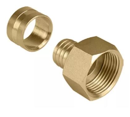 Imagem de Conector Fixa Fêmea PEX Água 16X1/2"Kit c/ 50-Emmeti