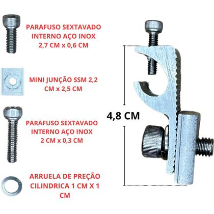 Imagem de Conector Grampo Aterramento Para Energia Solar Ssm - 10 Pç