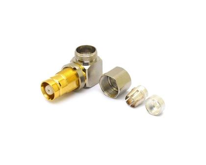 Imagem de Conector IEC 169-13 Tipo 1.6/5.6 Fêmea Angular Cabo para Painel Prensa Cabo 0.4/2.5 - 60425 - Gav 76 - KLC