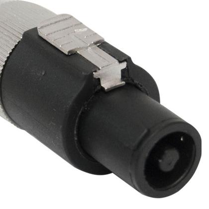 Imagem de Conector Macho Speak-On 4 Polos Plug Metal para Sistemas de Áudio Profissional Storm 10 Unidades