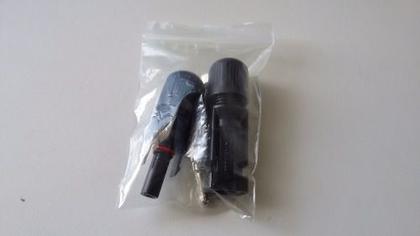 Imagem de Conector MC4 P/ Painel Cabo Solar 4 a 6mm 30A - Par