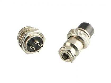 Imagem de Conector mike 4 vias m/f