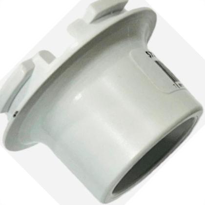 Imagem de Conector Para Caixa Multiuso Tramontina Lizflex 1/2'' Branco - Kit C/10 Pecas