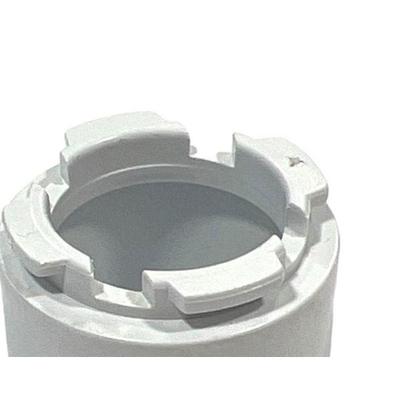 Imagem de Conector Para Caixa Multiuso Tramontina Lizflex 1'' Branco . / Kit C/ 10 Peças