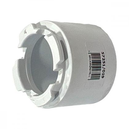 Imagem de Conector Para Caixa Multiuso Tramontina Lizflex 1'' Branco . / Kit C/ 10 Peças