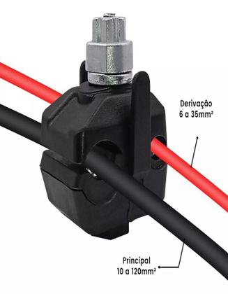 Imagem de Conector perfurante 10-120 derivacao 6 - 35 mm2 cpp002 mci