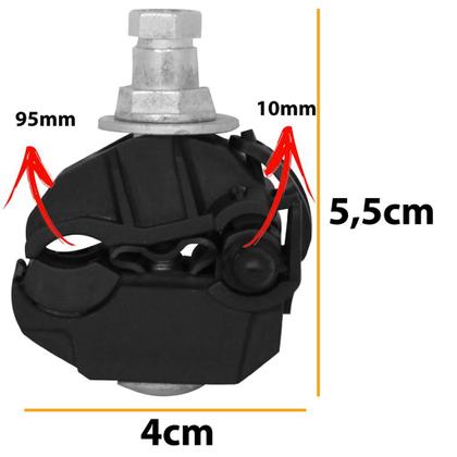 Imagem de Conector Piranha Derivação Perfurante CDP Cabo 10 - 95mm