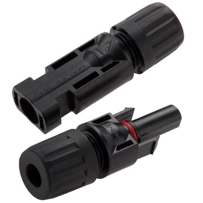 Imagem de Conector Plug Mc4 Painel Placa Cabo Solar Macho Fêmea Kit100
