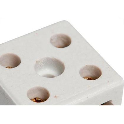 Imagem de Conector Porcelana Brasfort 2 Polos 16Mm 8766 - Kit C/50