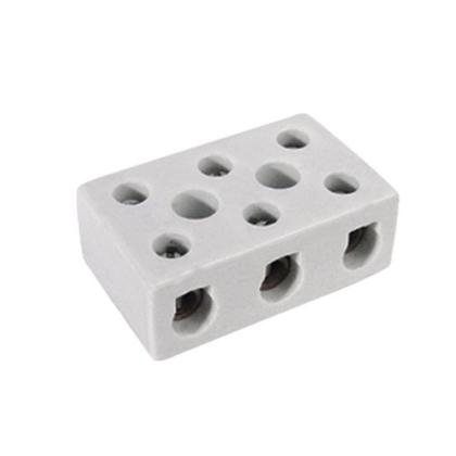 Imagem de Conector Porcelana Cerâmica Normal - Fertak Tamanho: Tripolar 10mmQuantidade: 60 unid Fertak - 8204