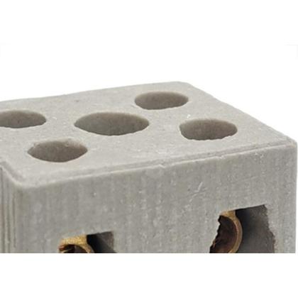 Imagem de Conector Porcelana Interneed 2 Polos 16Mm - 66118 - Kit C/10 Pecas