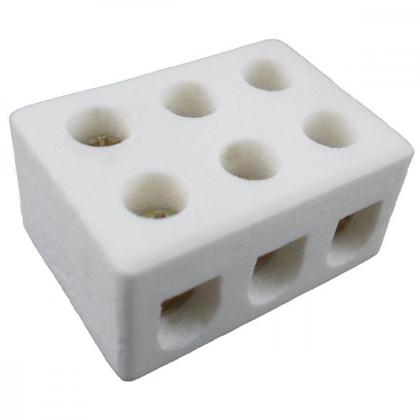 Imagem de Conector Porcelana Interneed 3Polos 10Mm 66132 - Kit C/10