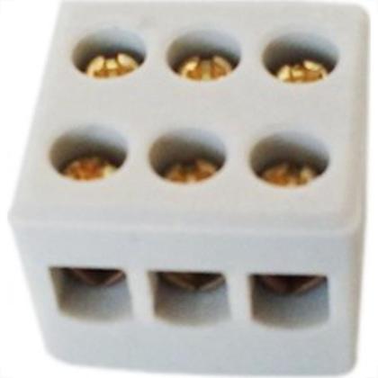 Imagem de Conector Porcelana Morumbi Tripolar 06Mm