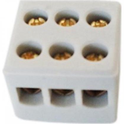 Imagem de Conector Porcelana Morumbi Tripolar 06Mm