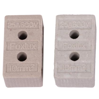 Imagem de Conector Porcelana Tripolar 10 Mm 50 Un Foxlux