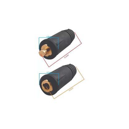 Imagem de Conector Rápido Macho e Fêmea 13mm p/ Cabo de Solda 72.99.500.000 Vonder