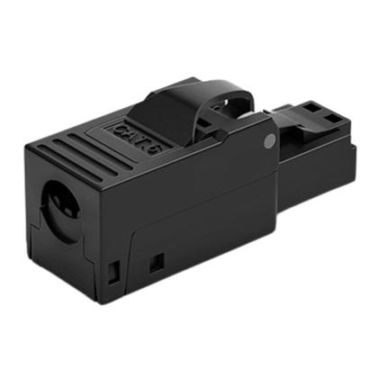 Imagem de Conector Rj45 Cat. 6 Sohoplus Tool Less - PC / 10