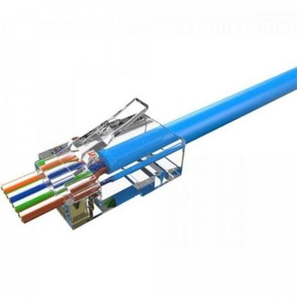 Imagem de Conector RJ45 Macho Cabo Sólido CAT6 SOHOPLUS - PCT / 10