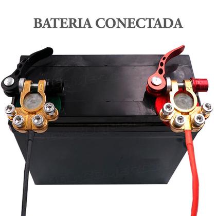 Imagem de Conector Terminal Engate Rápido Bateria Automotiva Trava Par